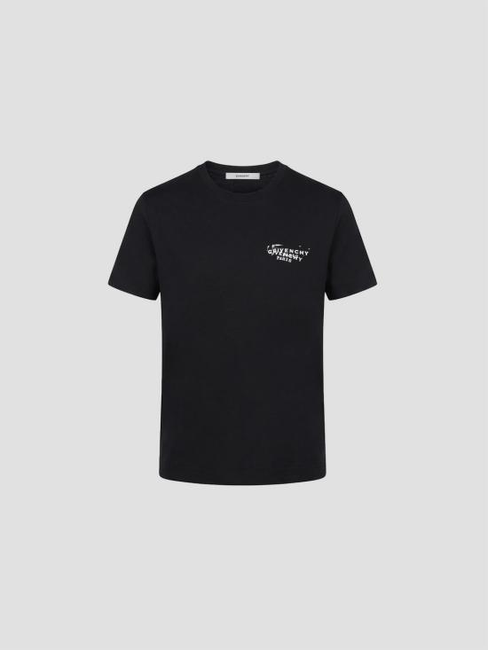 26SS 지방시 반팔 티셔츠 BW70FJP7A7 001 BLACK