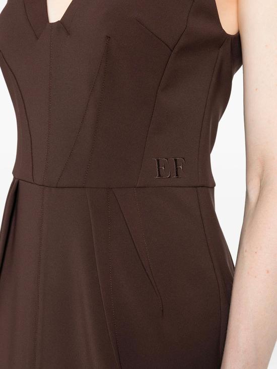 26SS 엘리자베타프랜치 롱 원피스 AB94162E2 644 CACAO - ELISABETTA FRANCHI