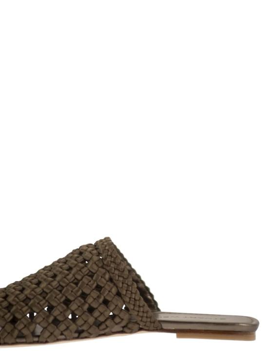 26SS 스튜어트 와이츠먼 뮬/슬리퍼 SN710 GOLDEN OLIVE - STUART WEITZMAN