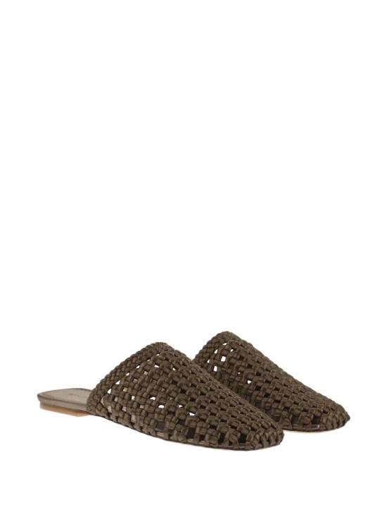 26SS 스튜어트 와이츠먼 뮬/슬리퍼 SN710 GOLDEN OLIVE - STUART WEITZMAN