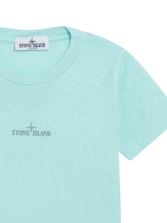 26SS [키즈] 스톤 아일랜드 티셔츠 L1S162100009 S0377 V0044 AQUA - STONE ISLAND
