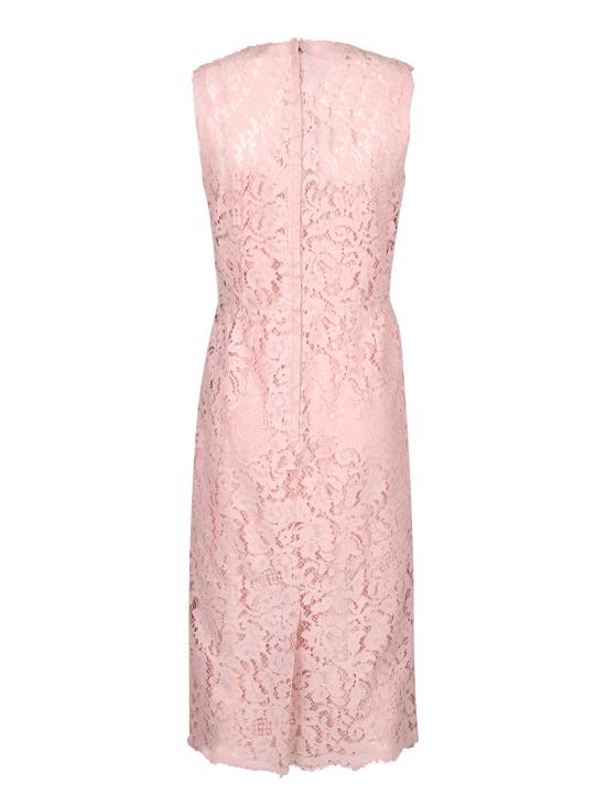 26SS 돌체앤가바나 코르도네토 레이스 드레스 F6H0ZT HLMTB F1246 Pink - DOLCE & GABBANA