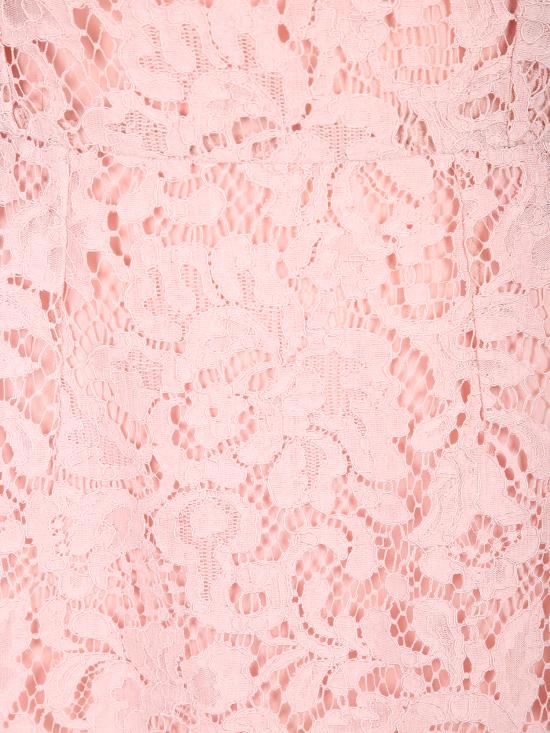 26SS 돌체앤가바나 코르도네토 레이스 드레스 F6H0ZT HLMTB F1246 Pink - DOLCE & GABBANA