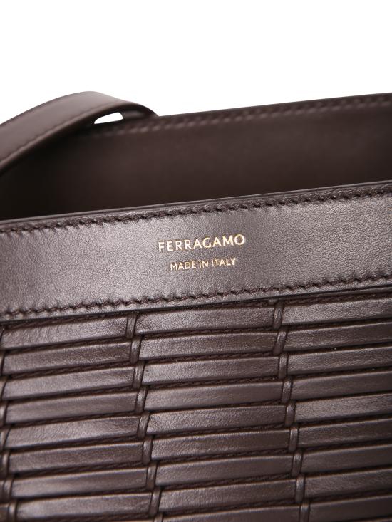 26SS 살바토레 페라가모 토트백 792878 21A674 002 Brown - SALVATORE FERRAGAMO