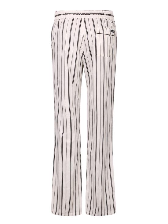 26SS 돌체앤가바나 스트레이트 팬츠 GVRMAT FR51G S8051 White - DOLCE & GABBANA