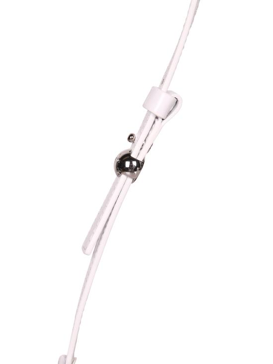 26SS 자크뮈스 르 비주 베디드 숄더백 BAW00442 AC18A01 100 White - JACQUEMUS