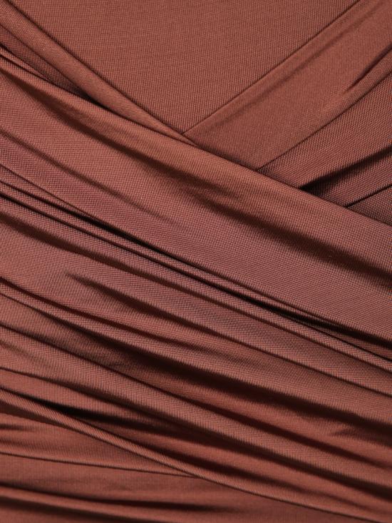 26SS 아멘쿠튀르 숏 원피스 AMS26406 094 Brown - AMEN COUTURE