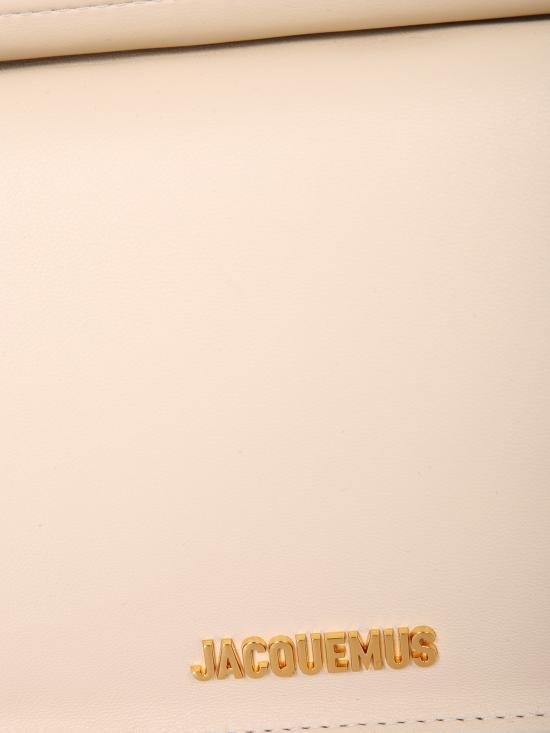 26SS 자크뮈스 론드 까레 클러치 BAW00356 AC27L14 115 White - JACQUEMUS
