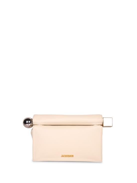 26SS 자크뮈스 론드 까레 클러치 BAW00356 AC27L14 115 White