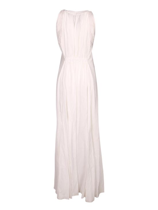 26SS 에르마노 피렌제 롱 원피스 D48EQ058 ES7 MF010 White - ERMANNO FIRENZE