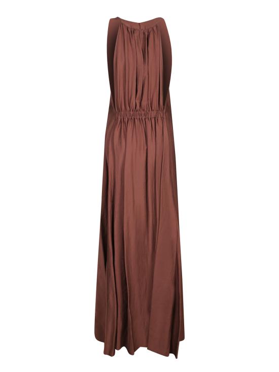 26SS 에르마노 피렌제 롱 원피스 D48EQ058 ES7 MFB24 Brown - ERMANNO FIRENZE