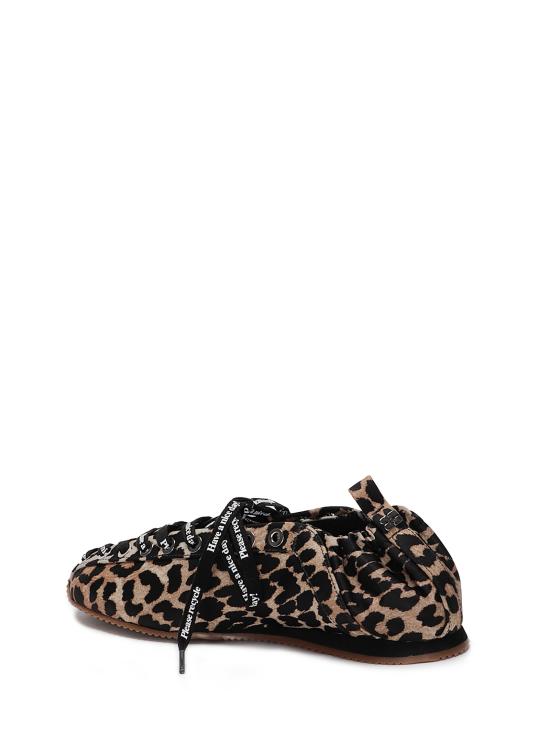 26SS 가니 플랫 슈즈 B1040017 943 Leopard - GANNI