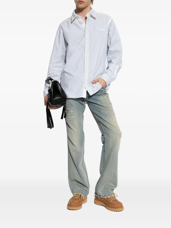 26SS 디젤 긴팔 셔츠 A202110QMBZ 85W BLU - DIESEL