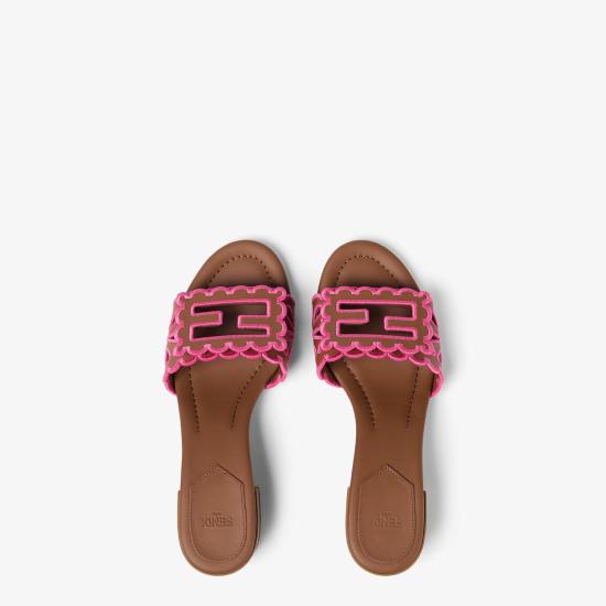 26SS 펜디 뮬/슬리퍼 8R8980AWLA F1VP2 SELLIERSUR - FENDI