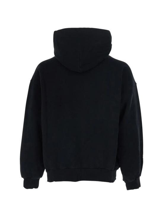 26SS 발렌시아가 후드 티셔츠 871956TUVI9 1000 BLACK - BALENCIAGA