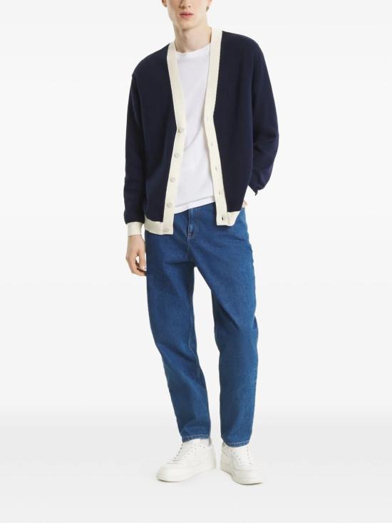 26SS 메종키츠네 스웨터 QM00502KT1135 0413 CLASSYNAVY - MAISON KITSUNE