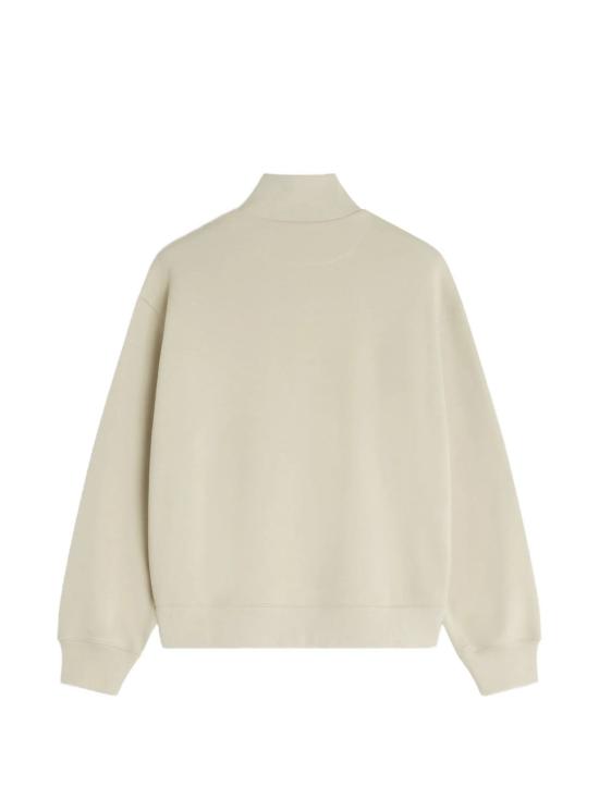26SS 메종키츠네 폭스 헤드 컴포트 하프 집 스웨트셔츠 PM00305KM0341 0450 TEALEAF - MAISON KITSUNE