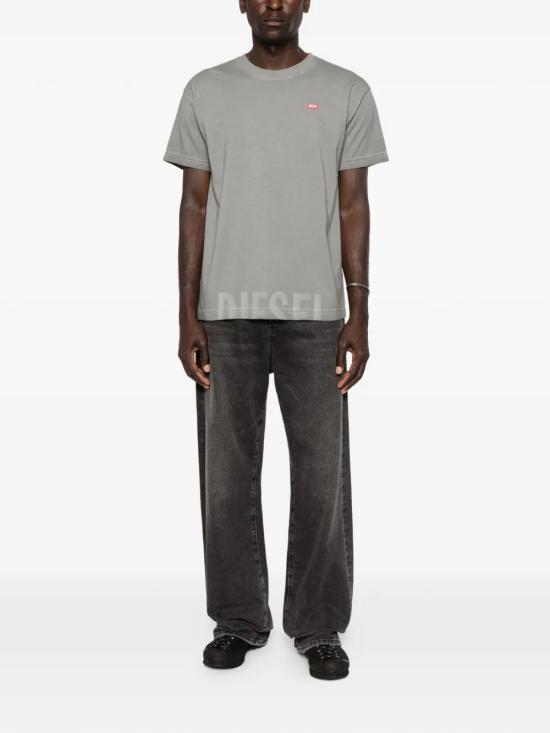 26SS 디젤 반팔 티셔츠 A187390IKBQ 97D STEEPGRAY - DIESEL