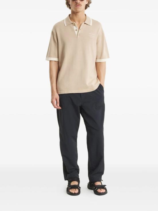 26SS 메종키츠네 코튼 니트 컴포트 폴로셔츠 QM00208KT1135 0429 ROASTALMD - MAISON KITSUNE