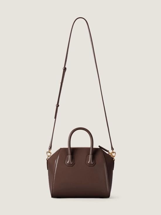 26SS 지방시 안티고나 박스 레더 미니백 BB5148B13A 201 DKBROWN - GIVENCHY