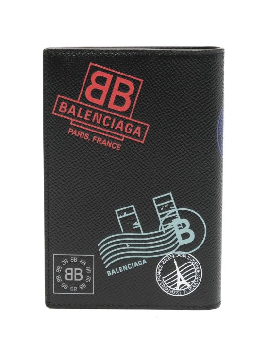 26SS 발렌시아가 가죽소품 7877422ACGU 1084 BLACKMULTI - BALENCIAGA