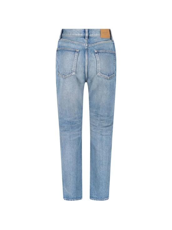 26SS 생로랑 스트레이트 팬츠 813269Y11CA 4939 MIDI BLEU - SAINT LAURENT