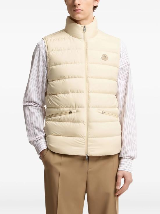 26SS 몽클레어 패딩 조끼 L10911A00097549SK 20A LIGHT BEIGE - MONCLER