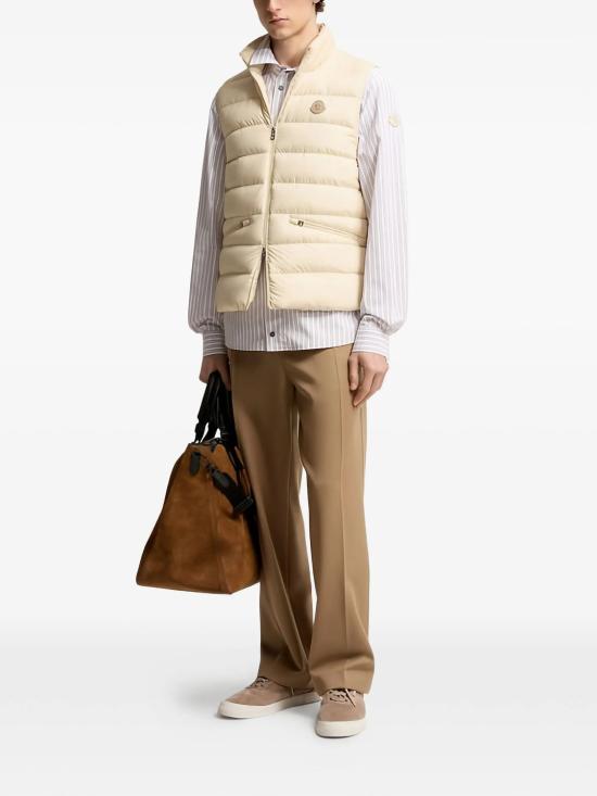 26SS 몽클레어 패딩 조끼 L10911A00097549SK 20A LIGHT BEIGE - MONCLER