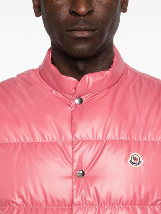 26SS 몽클레어 패딩 조끼 L10911A00143597YX 52L DARK PINK - MONCLER