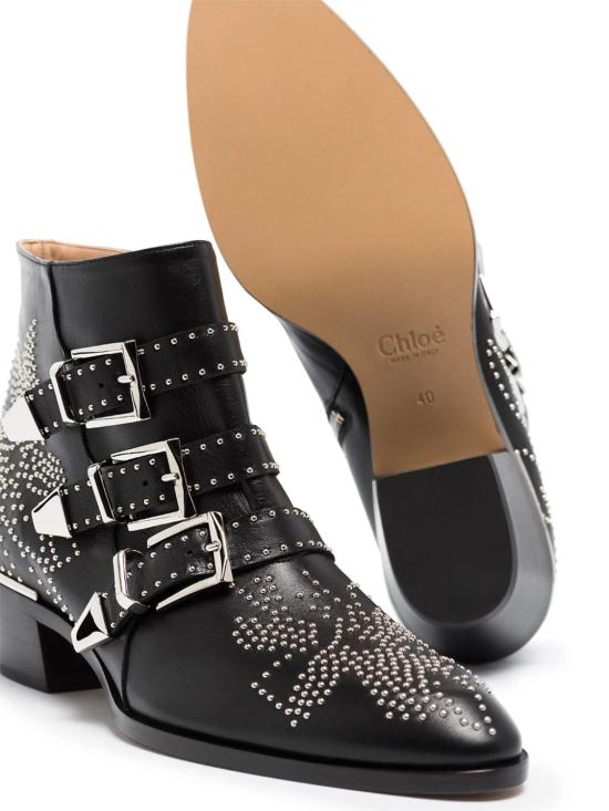 26SS 끌로에 부츠 CHC16A13475 OZY BLACK GOLD - CHLOE