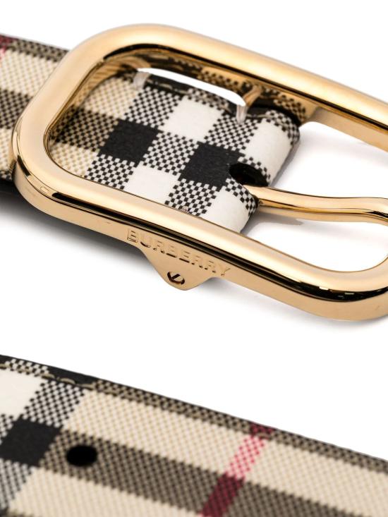 25FW 버버리 체크 골드 버클 8093830 A7026 ARCHIVE BEIGEGOLD A7026 ARCHIVE BEIGE GOLD - BURBERRY