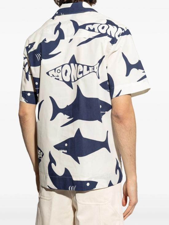 25SS 몽클레어 반팔 셔츠 K10912F00018598K4 S07 BLUE - MONCLER