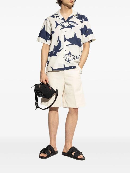 25SS 몽클레어 반팔 셔츠 K10912F00018598K4 S07 BLUE - MONCLER