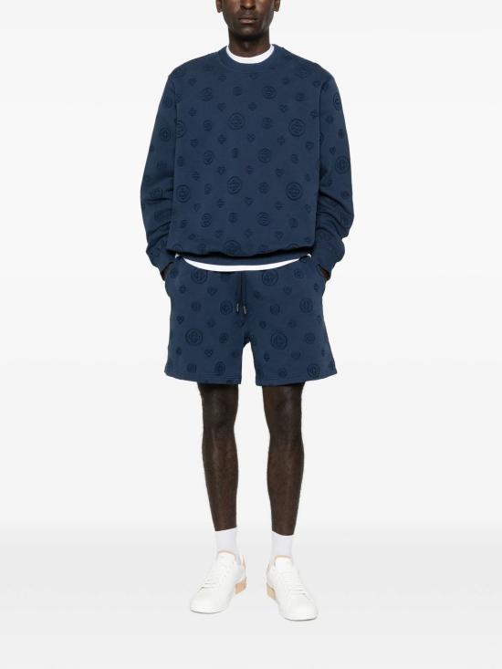 26SS 카사블랑카 숏팬츠 MSP26JTR00305 NAVY LOOPBACK - CASABLANCA