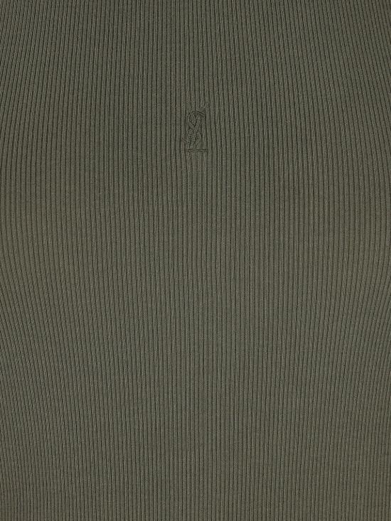 26SS 생로랑 민소매 티셔츠 842992Y37EC 1365 KAKI - SAINT LAURENT