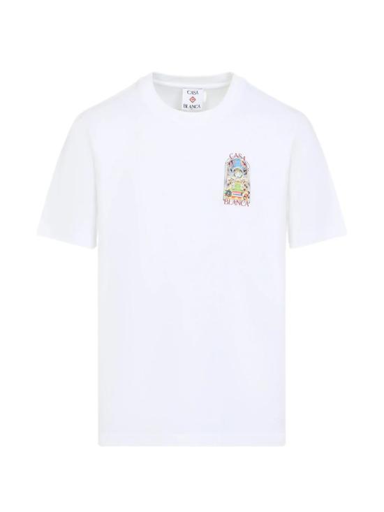 26SS 카사블랑카 반팔 티셔츠 MSS26JTS00115 ORCHID COURT