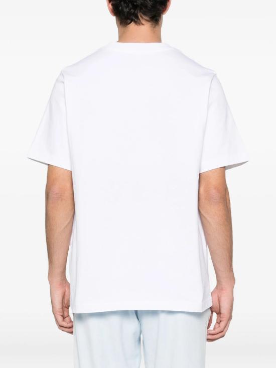 26SS 카사블랑카 반팔 티셔츠 MSP26JTS00116 BRIGHT WHITE JERSEY - CASABLANCA