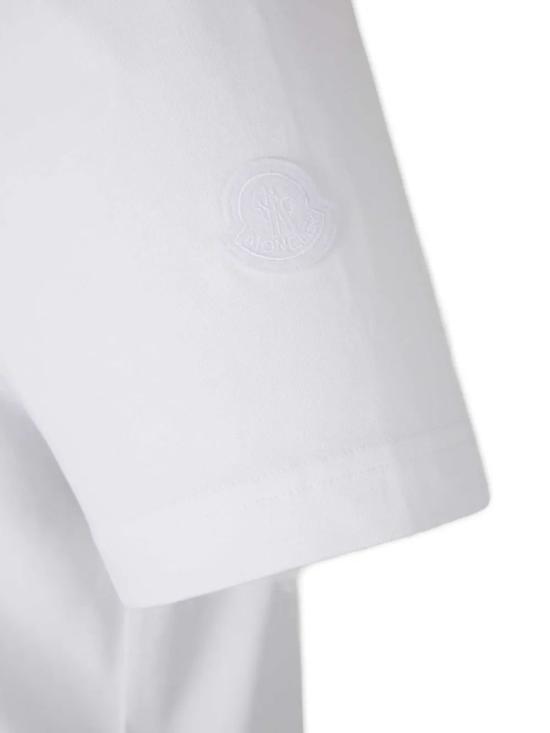 26SS 몽클레어 로고 코튼 티셔츠 L10918C0003489B8U 00A WHITE - MONCLER