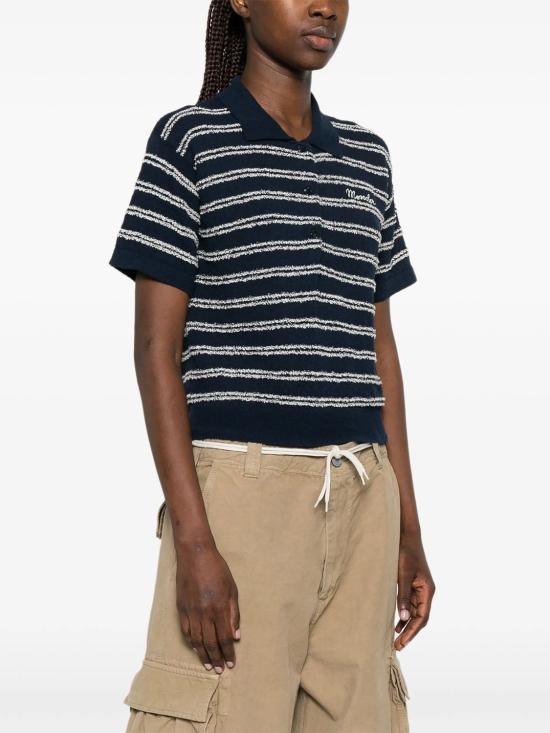 26SS 몽클레어 폴로 티셔츠 L10939A00006M5732 742 NAVY - MONCLER