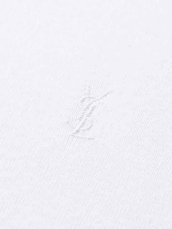 26FW 생로랑 반팔 티셔츠 869630Y38BD 9000 BLANC - SAINT LAURENT