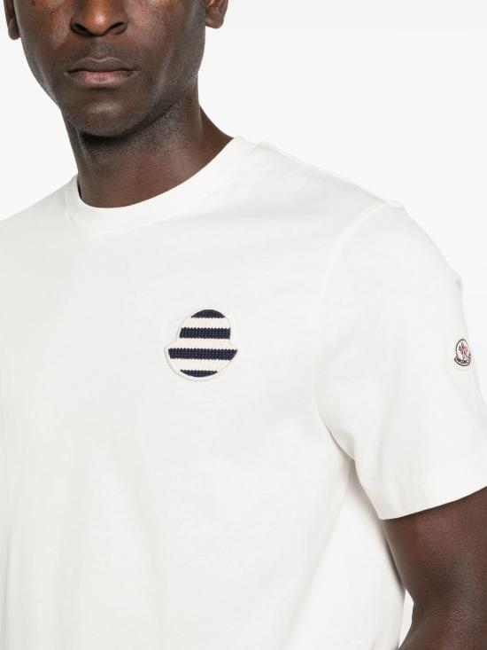 26SS 몽클레어 반팔 티셔츠 L10918C0007189B8U 034 NATURAL - MONCLER