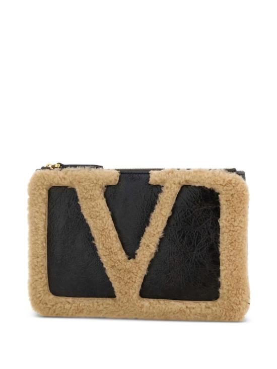 25FW 발렌티노 가라바니 클러치/파우치 WP0AR2HDL CFE FANGODARK BEIGE CFE FANGO DARK BEIGE - VALENTINO GARAVANI