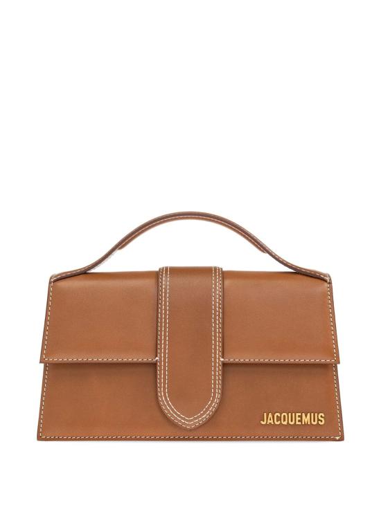 26SS 자크뮈스 라지 밤비노 크로스바디 플랩 백 BAW00007AC01C04 811 LIGHT BROWN 2 - JACQUEMUS