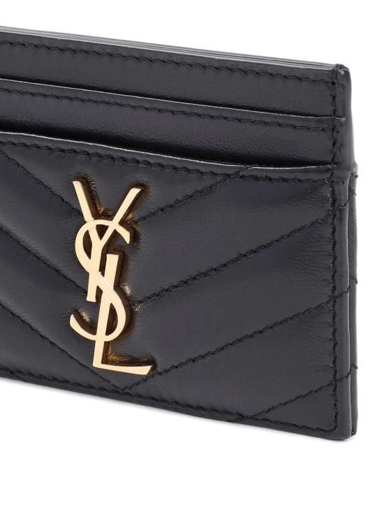 26SS 생로랑 카산드라 마틀라세 카드 케이스 423291AAA44 1000 BLACK - SAINT LAURENT
