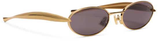 26FW 보테가베네타 선글라스 821495V4450 8043 GOLD GOLD GREY - BOTTEGA VENETA