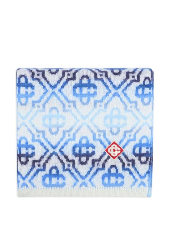 26SS 카사블랑카 머플러/스카프 ASP26ACC28502 SPACE DYE MONOGRAM - CASABLANCA