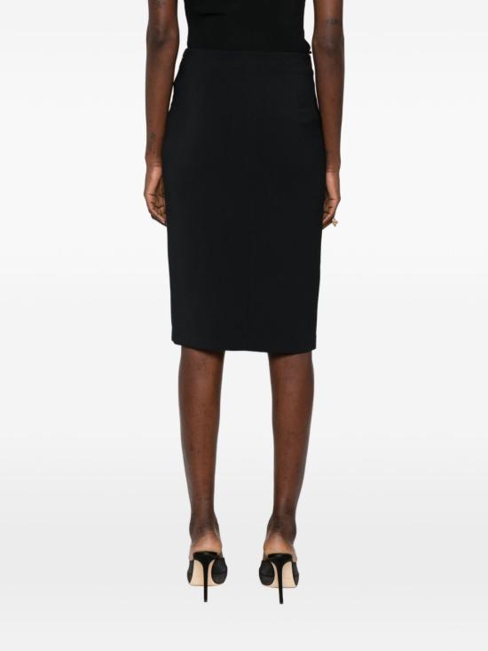26SS 엘리자베타프랜치 미디 스커트 GO14761E2110 black - ELISABETTA FRANCHI