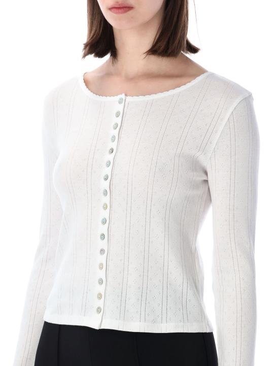 26SS 로에 긴팔 티셔츠 61920298 112 WHITE - ROHE