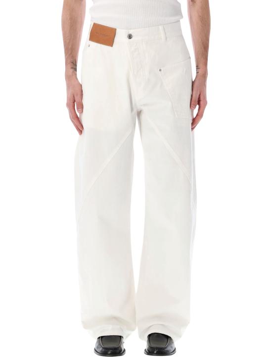 26SS JW앤더슨 스트레이트 팬츠 DT0126PG1933 002 OFF WHITE