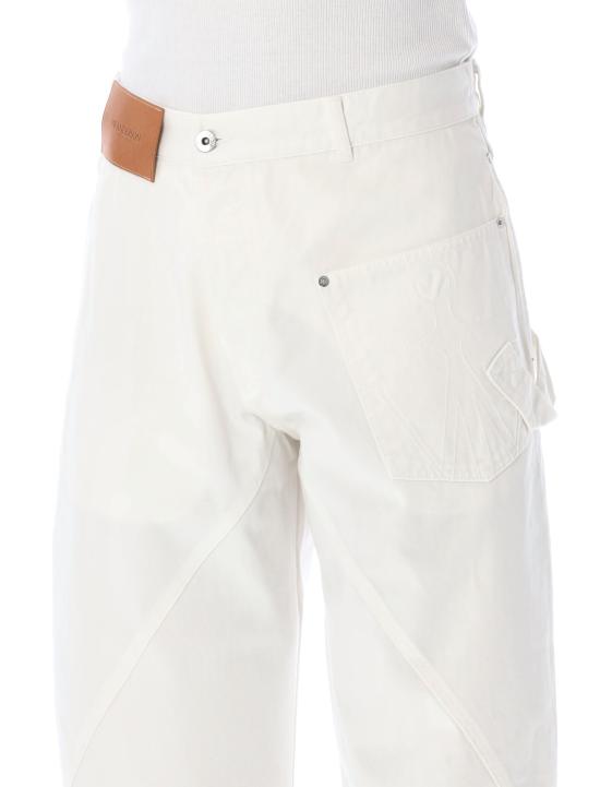 26SS JW앤더슨 스트레이트 팬츠 DT0126PG1933 002 OFF WHITE - JW ANDERSON